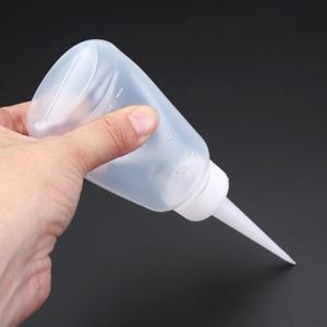 투명 뾰족튜브150ML 파마약 미용실 노즐공병 소분용기