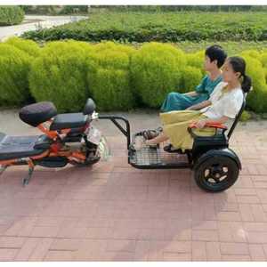 자전거 트레일러 1인 2인 자전거웨건 좌석 수레 후면 탑승