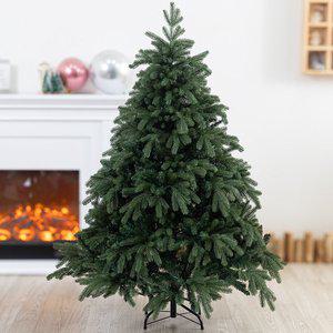 [플라워트리]크리스마스 트리 나무 무장식 고급 꽉찬 노빌리티 150cm (우산식) 전나무 PE PVC 매장 소품...