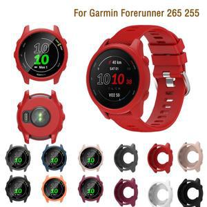실리콘 스마트 워치 케이스, 가민 포러너 255/265 보호대 커버, 소프트 범퍼 쉘