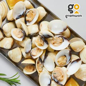 자숙 백합 500g 5팩 백합조개 바지락 개조개 바지락살