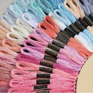 자수실 200개 스티치면 자수 스레드 재봉틀 공예 실