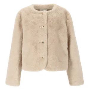 [롯데백화점]abfz 골드 단추 포인트 보아퍼 숏 재킷 APY4HF04K