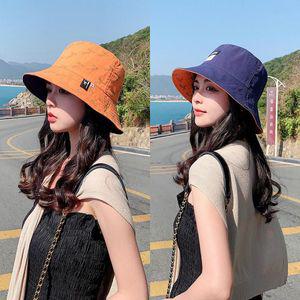 양면 레터링패치 117 ELM 버킷 여성모자 벙거지모자 버킷햇 여름모자 와이드모자