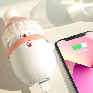 대용량 캐릭터 눈사람 충전용 핫팩 usb 전자 손난로 보조배터리 휴대용