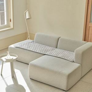 온수누리 워셔블 방수 온수매트 슬림형 쇼파형 60x150cm 스톤그레이/쇼파매트 소파온열매트 쇼파온수매트