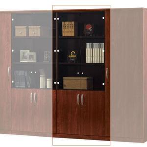 [IXHIRK76_4A]엔틱오피스 더블유씨-2005 유리책장 (착불)