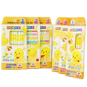 동아 국산 어린이 노랑병아리 은나노 연필 필기구 세트