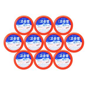 웰빙헬스 발크림 각질제거 보습 풋케어 크림 WHB 고운발 빨강 10개