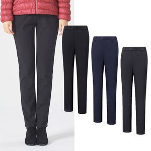 콜핑 여성 겨울 기모 등산바지 허리밴딩 생활방수 보온 2194PK543W