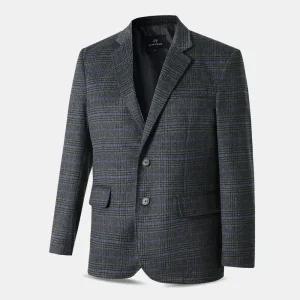 남성 모직 체크 중년 콤비 자켓 YCO753 가을 겨울