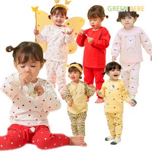 [그린베베] 유아내의 겨울 실내복/보온내의 