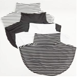 가짜목티 부분 목티 목만있는 폴라 무지 줄무늬 남녀