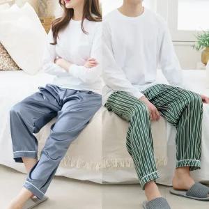 예스플러스 실크 파자마/남녀공용/샤무즈 파자마