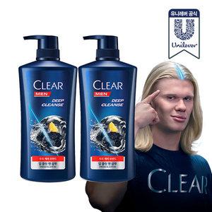 클리어 맨 딥 클린 샴푸 650ml 2개