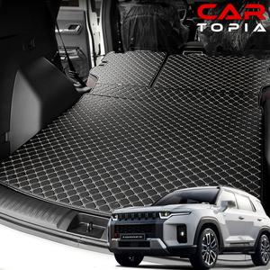 카토피아 2025 더뉴 토레스 하이브리드 트렁크매트 T5 T7 가죽 퀼팅 차박 매트 용품