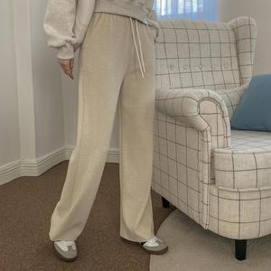 [시크릿라벨] 겉기모골지스트링밴딩팬츠