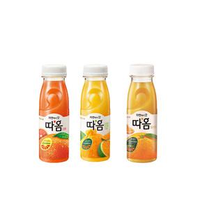 빙그레 따옴주스 235ml 3가지맛 자몽맛4+천혜향맛4+오렌지맛4/총12개입/냉장무배