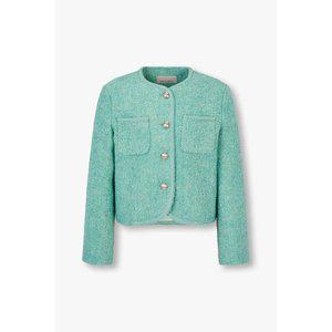 [VOV](김해점)신세계 대전 단독!![[VOV]  아웃 포켓 트위드 크롭 자켓 7155110001