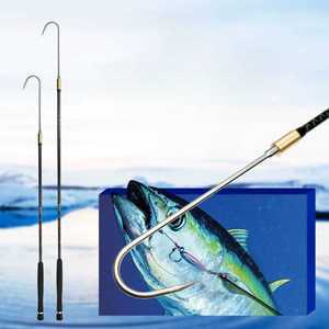 티타늄 낚시 가프 갈고리 문어 오징어 펜치 접이식