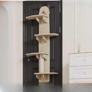 문고리 캣타워 고양이 등반 선반 점프대 소품 장난감