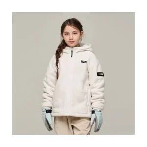 내셔널 지오그래픽 키즈 케이투 K244UFJ910 베이직 후디 플리스 자켓 IVORY 5006443665 264602