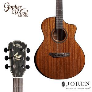 [고퍼우드] 어쿠스틱기타 i265MC 중급용 올마호가니 통기타 베벨컷