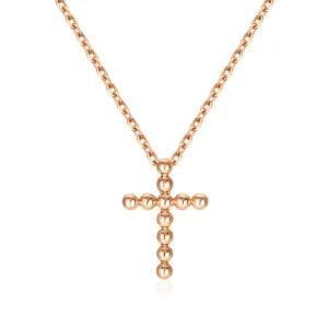 갤러리아 [비앤비골드] 14K 볼볼 유닛 십자가 펜던트 S NPP40618