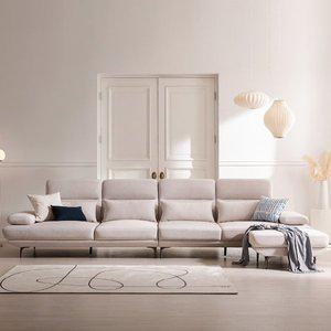 [헤이미쉬홈] 몽드 6인용 아쿠아텍스 이지클린 조야 패브릭 모듈 카우치 스윙 소파