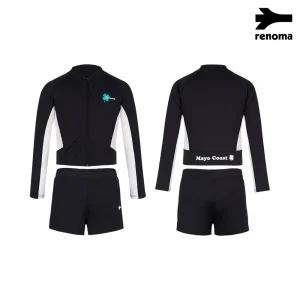 [레노마수영복]여아 클로버 래쉬가드 세트 블랙 RN-GS2E922-BK_CA