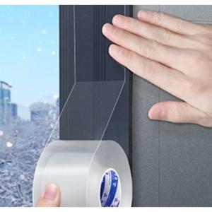 고투명우레탄문풍지 신소재문풍지 만능창틀커버 아기방우풍 폴딩도어 창틈막이패드