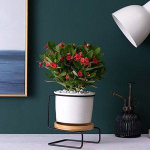 모던가든 도자기 화분 스탠드 인테리어 블랙 (WC4B2AC)