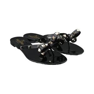 [발렌티노]6W2S0552 PVS 0NO 락스터드 쪼리 블랙