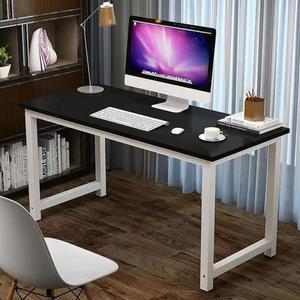 공부방 블랙화이트 프레임 스틸 노트북책상 120cm 사무실 미끄럼방지 서재 컴퓨터책상