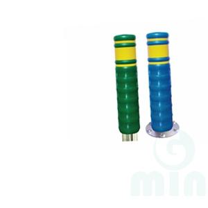 굿마인드 우레탄 볼라드 150파이 이동식/그린 차량진입금지봉 신호등바리게이트 차량통제봉 지하주차장볼라