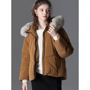 [하프클럽/모리모리스]프리미엄 에디션 천연폭스퍼 후드 패딩 점퍼