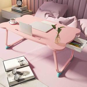 [BZJKRSY2_4B]핑크 접이식 좌식 책상 다용도책상