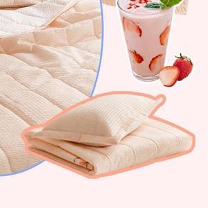 [HYIJPZFC_4B]샤르베 SS 침구 홑이불베개세트 베이비핑크