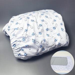 환자용 침대시트 가정용 고무줄 면매트커버 꽃무늬