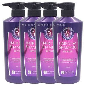(4개)메디힐 닥터포헤어 태반 케어 샴푸 500ml