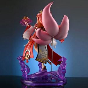 인기 원신 임팩트 야에 미코 피규어, 애니메이션 야에 미코 걸 섹시한 액션 피규어, 탈부착 의류, 소장용 모델 인형 장난감