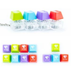 장난감 딸깍이장난감 피젯토이 딸깍이 LED 꾹꾹이 키보드 피젯