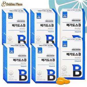 고려은단 메가도스B 850mg 60정 x 6개 고함량 컴플렉스 비타민B군 수용성 활력 G