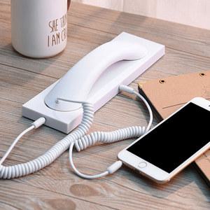 유선전화 모델 통화 전화기 수화기 핸드폰 스마트폰 핸들 장식 휴대폰연동 방사선 블루투스