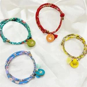 강아지산책목줄 강아지 테슬 방울 목걸이 1P 반려견 이름표 팬던트