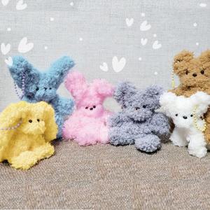 [JHORQ5S3_51]모루 인형 좋은친구들 뽀글이 털철사 밍크 옷