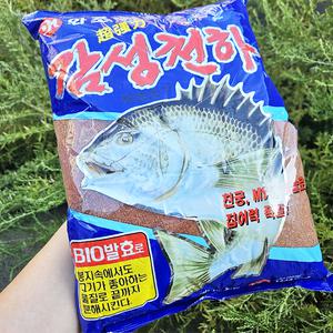 와조 감성천하 1박스 감성돔 집어제 파우더 바다 밑밥 낚시 미끼