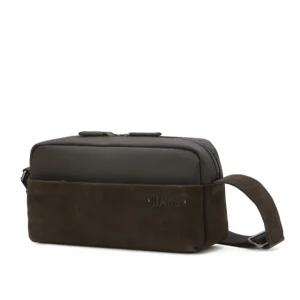 닥스 액세서리 25SS [반값세일][크로스백][AUSTIN] 브라운 스웨이드 배색 DBBA5E460W3