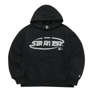 [스타터 블랙라벨]서클로고 스웨트 후디 (블랙) SA241IHD09_BLK