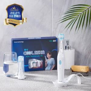 [코리아서l일페스타] 전동칫솔쿨샤 성인용 고급형 풀세트 + 리필모 2개
